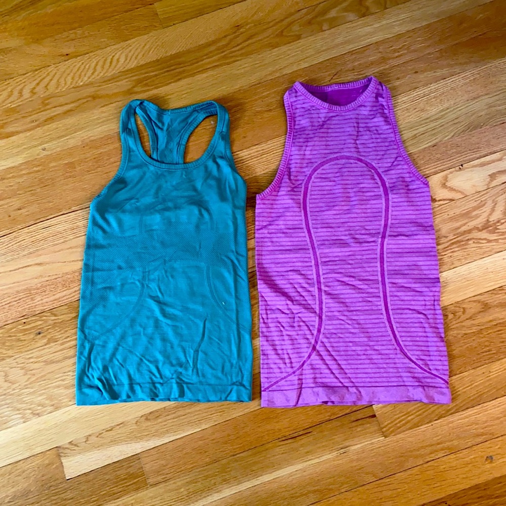 Lululemon Bundle- 2 Racerback Tank Tops Size 2